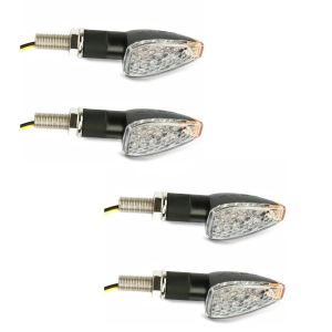 2x LED Blinker Motorrad Lumitecs KP12 E-Prüfzeichen 2 Stück vorne-hinten Spar-Set