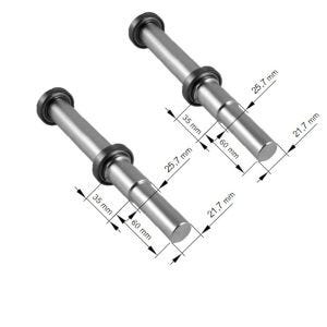 2x Boulon pin pour bequille monobras ConStands Single compatible avec Ducati 25,7-21,7mm Discount Set