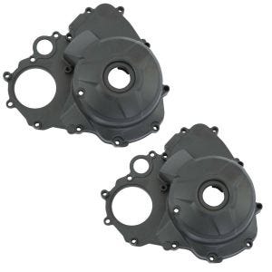 2x Cache alternateur compatible avec Yamaha MT-09 13-20 Capot Carter moteur Craftride gris Discount Set