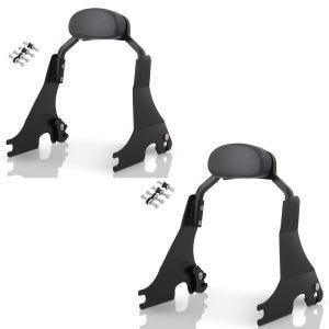 2x Sissy Bar S1 für Harley Davidson Sportster Forty-Eight 48 10-20 abnehmbar mit Docking Kit schwarz Craftride Spar-Set_1