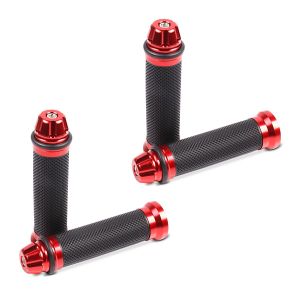 2x Lenkergriffe Zaddox 2X 22mm rot Spar-Set