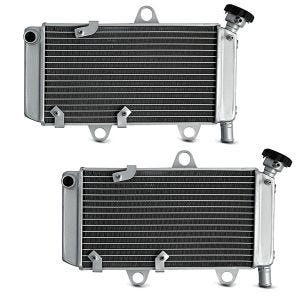 2x Ölkühler für Yamaha XT 660 R X 04-14 Radiator Kühler Zaddox silber Spar-Set_1