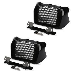 2x Ölkühler-Abdeckung passend für Harley Davidson Street Glide Special 17-23 Craftride Spar-Set