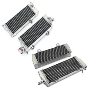 Set: Kühler Radiator passend für KTM EXC 125 / 200 / 250 / 300 2-Takt 2008-2015 + Kühler Radiator Set passend für KTM EXC 125, 250, 300 2017-2019