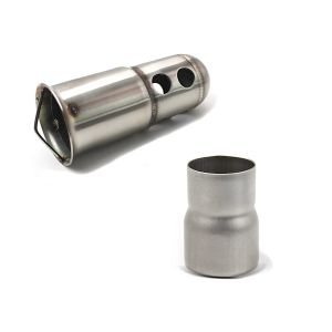 Set: DB-Killer für Auspuffe mit 51mm Krümmeranschluss + Universal Adapter für Krümmer 61mm auf Auspuff 51mm_1