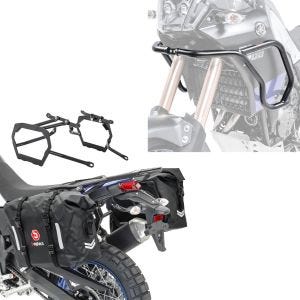 Set: Satteltaschen Set WP8 für Yamaha Tenere 700 19-21 mit Kofferträger + Verkleidungsschutzbügel für Yamaha Tenere 700 19-21 -Sturzbügel oben_1