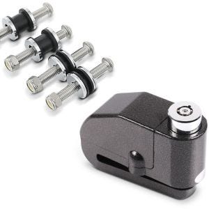 Set: Docking Hardware Kit für Harley Sportster 2004-2020 Anbausatz + Alarm Bremsscheibenschloss Harley Sportster 1200 Custom (XL 1200 C)_1