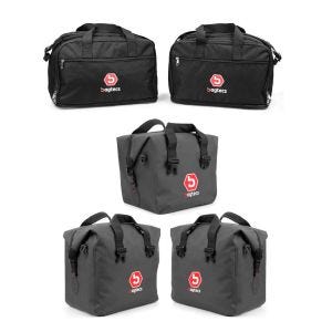 Set: Innentaschen für Aluminium Koffer passend für BMW R 1250 GS / Adventure 19-24 + Alukoffer Innentaschen passend für BMW R 1250 / 1200 GS / Adventure 04-24