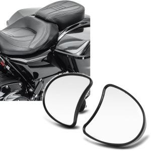 Set: Sitzbank für Harley Touring 09-21 Komfortsitzbank CV schwarz + Verkleidungsspiegel für Harley- Electra/ Street-Glide 14-19 schwarz_1
