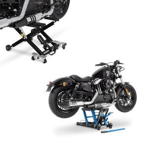 Set: Hebebühne Mid-lift XL Motorradheber bis kg in schwarz Constands + Hebebühne Mid-lift L Motorradheber passend für Chopper / Custombike bis 680 kg CB38943