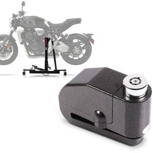 Set: Zentralständer passend für Honda CB 1000 R 18-24 Motorradheber Power-Evo + Bremsscheibenschloss Alarm 110dB BS-Motoparts Diebstahlschutz schwarz