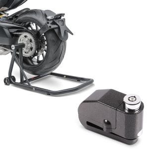 Set: Einarmständer KTM 1290 Super Duke / R 14-21 Montageständer Single + Bremsscheibenschloss Alarm 120dB BS-Motoparts Diebstahlschutz schwarz_1