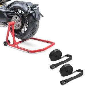 Set: Einarmständer KTM 1290 Super Duke / R 14-21 Montageständer Single + Spanngurt Set Zurrgurte 150cm 2 Stück in schwarz_1