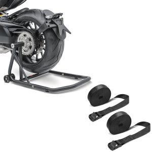 Set: Einarmständer KTM 1290 Super Duke / R 14-21 Montageständer Single + Spanngurt Set Zurrgurte 150cm 2 Stück in schwarz_1