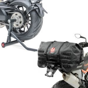 Set: Einarmständer KTM 1290 Super Duke / R 14-21 Montageständer Single + Hecktasche SX70 70Ltr wasserdicht in schwarz_1