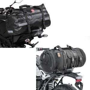 Set: Hecktasche TB8 Gepäckrolle inkl. Spanngurte 35Ltr in schwarz + Hecktasche Drybag XB50 Wasserdicht Volumen 50l_1
