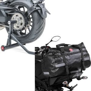 Set: Einarmständer KTM 1290 Super Duke / R 14-21 Montageständer Single + Hecktasche Drybag XB50 Wasserdicht Volumen 50l_1
