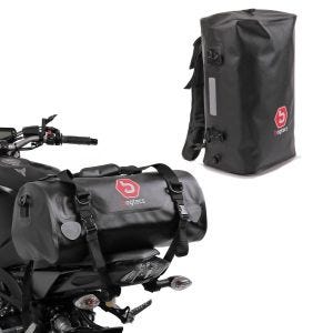 Set: Hecktasche Drybag XF30 Wasserdicht Volumen 30l + Hecktasche Rucksack BK35 Drybag Wasserdicht 35l_1