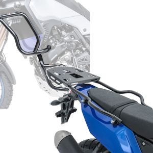 Set: Pare carter Set compatible avec Yamaha Tenere 700 19-24 haut et bas crashbar + Porte-bagages arrière + support compatible avec Yamaha Tenere 700 19-24 SLP