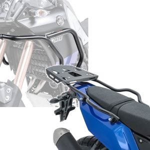 Set: Pare carter haut compatible avec Yamaha Tenere 700 19-24 crashbar Réservoir + Porte-bagages arrière + support compatible avec Yamaha Tenere 700 19-24 SLP