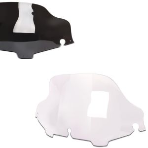 Set: Windschild Wave 6" passend für Harley Davidson Electra-Street Glide 96-13 dunkel getönt Craftride + Windschild Wave 8" passend für Harley Davidson CVO Street Glide 11-13 klar Craftride