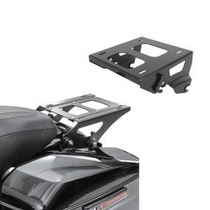 Set : Support top case Selle Solo compatible avec Touring 14-21 noir + Support de Montage pour bagages compatible avec Touring 14-21 noir