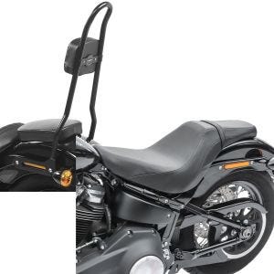 Set: Sissybar für Harley Davidson Softail 18-21 Craftride SRL schwarz + Sitzbank für Harley Softail Modelle 18-21 Craftride BDL1 Doppelsitzbank_1