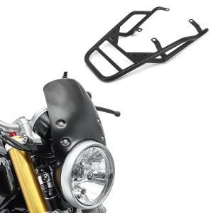 Set: Gepäckträger für BMW R NineT / Pure 14-20 Gepäckbrücke Craftride GT1 + Windschild für BMW R NineT 14-20 Windschutzscheibe Craftride CW9 schwarz_1