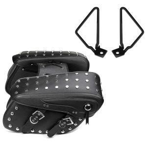 Satteltasche VH6 + Satteltaschenhalter für Kawasaki Vulcan S / W 650 Craftride_1