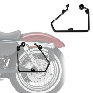 Set Satteltaschenhalter für Harley Sportster Forty-Eight 48 10-15 Abstandshalter rechts-links Craftride SH2_1