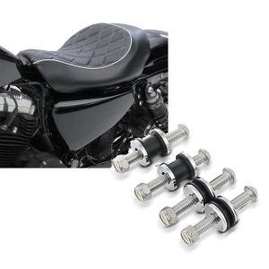 Set: Solo Sitz für Harley Sportster Forty-Eight 48 10-20 Craftride SR4 Sitzbank + Docking Hardware Kit für Harley Sportster Forty-Eight 48 10-20 Craftride Anbausatz_1