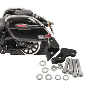 Set: Seitenkoffer Set Harley V-Rod / Muscle Craftride Delaware 33Ltr schwarz + Tieferlegungskit 1" für Harley V-Rod 02-17 Tieferlegung Craftride_1