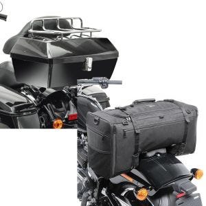 Set: Topcase für Suzuki Marauder VZ 800 Craftride Missouri 43Ltr abschließbar + Hecktasche für Suzuki Marauder VZ 800 SQ1 Craftride 52l schwarz_1