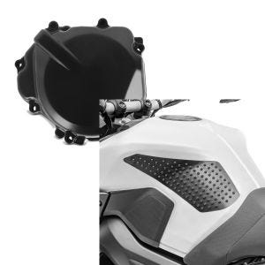 Set: Lichtmaschinendeckel für Suzuki GSX-R 600/ 750 04-05 Limadeckel Motordeckel + Seiten Tankpad für Suzuki GSX-R 750 / 600 Grip L_1