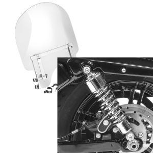 Set: Windschild für Harley-Davidson Sportster 883 88-10 Craftride + Stoßdämpfer 10,5 Zoll Harley Sportster 883 86-10 Federbeine von Craftride chrom_1