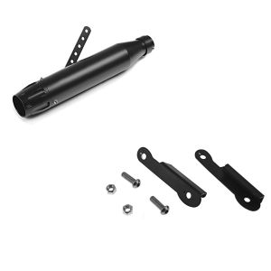 Set: Craftride Endschalldämpfer Yamaha XV 950 Auspuff Forte schwarz + Blinkerverlegung für Yamaha XV 950 / R 14-20 Blinker hinten Versatz Kit Craftride_1