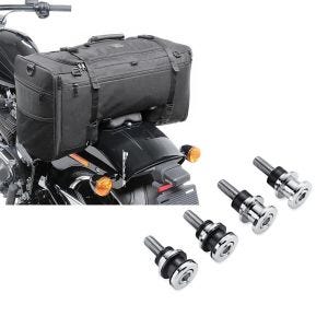 Set: Hecktasche für Harley Softail Slim SQ1 Craftride 52l schwarz + Anbausatz Docking Hardware Kit für Harley-Davidson Softail 18-21 52300646 Craftride_1
