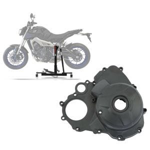 Set: Zentralständer Yamaha MT-09 13-20 Motorradheber ConStands Power-Evo + Motordeckel für Yamaha MT-09 13-20 Limadeckel Craftride grau_1
