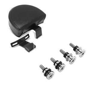 Set: Fahrer Sissybar für Harley Davidson Softail Heritage Custom / 114 18-21 Rückenlehne Craftride FR1 schwarz + Anbausatz Docking Hardware Kit für Harley-Davidson Softail 18-21 52300646 Craftride_1