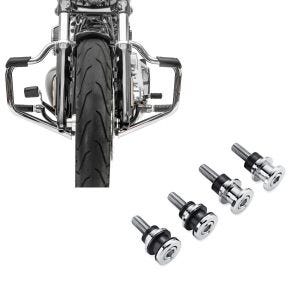 Set: Sturzbügel Mustache für Harley Davidson Softail 18-21 Schutzbügel 32mm chrome Craftride + Anbausatz Docking Hardware Kit für Harley-Davidson Softail 18-21 52300646 Craftride_1