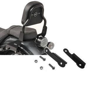 Set: Sissy Bar XS3 für Yamaha XV 950 / R 14-20 schwarz Craftride + Blinkerverlegung für Yamaha XV 950 / R 14-20 Blinker hinten Versatz Kit Craftride_1