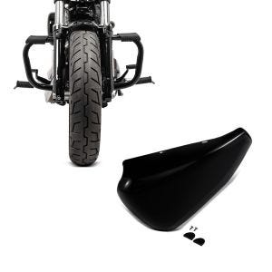 Set: Sturzbügel für Harley Davidson Sportster Forty-Eight 48 (XL 1200 X) 10-20 Craftride Mustache schwarz + Batterieabdeckung Harley Sportster Forty-Eight 48 14-20 Craftride Seitendeckel links in schwarz_1