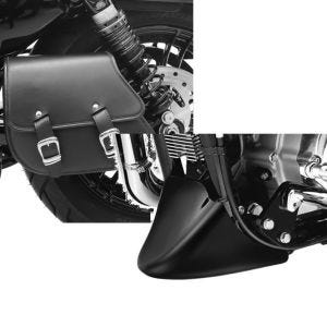 Set: Schwingentasche + Halter für Harley Sportster Forty-Eight 48 10-20 Craftride + Bugspoiler für Harley Sportster Forty-Eight 48 10-20 Craftride_1