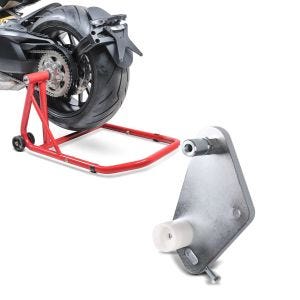 Set: Einarmständer Honda CB 1000 R 08-16 Montageständer ConStands Single-Classic rot + Adapterplatte für ConStands Power Honda CB 1000 R 08-16_1