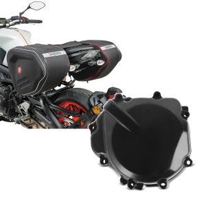 Set: Seitentaschen RF1 für Suzuki GSR 750 / 600 + Lichtmaschinendeckel für Suzuki GSR 600/ 750 06-16 Limadeckel Motordeckel_1