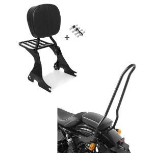 Set: Sissybar für Harley Davidson Sportster Forty-Eight 48 10-20 Craftride inkl. Gepäckträger und Docking Kit schwarz + Sissybar für Harley Sportster Forty-Eight 48 10-20 Craftride Tampa_1