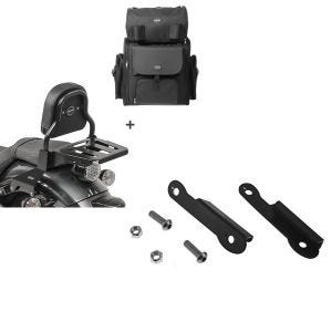 Set: Sissybar XS3 + Hecktasche für Yamaha XV 950 / R 14-20 mit Gepäckträger Craftride + Blinkerverlegung für Yamaha XV 950 / R 14-20 Blinker hinten Versatz Kit Craftride_1
