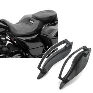 Set: Sitzbank für Harley CVO Limited 14-21 Craftride RH3 schwarz + Seitlicher Windabweiser für Harley-Davidson Touring 14-21 schwarz Craftride_1