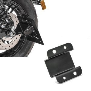 Set: Kennzeichenhalter seitlich S für Harley Sportster Forty-Eight 48 10-20 schwarz Craftride + Satteltaschenhalter Schwinge für Harley Sportster Forty-Eight 48 10-20 Craftride_1