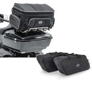 Set: Hecktasche für Honda Gold Wing 1800 / 1500 Topcase Tasche Craftride TT1 73Ltr + Koffer Innentaschen für Honda Gold Wing 1800 BG1 Craftride Paar_1